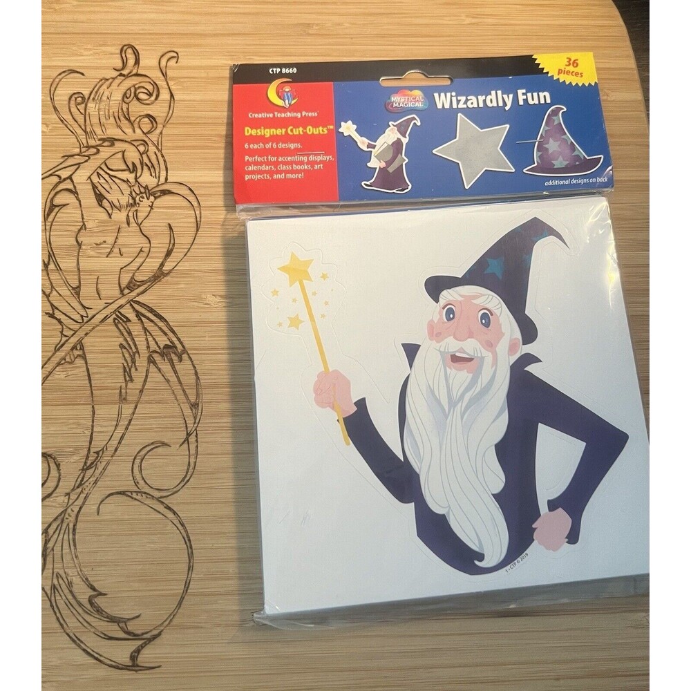Mystical Magical Wizardly Fun 6" Designer Cut-Outs, 36/Pack Creative Teaching Pr